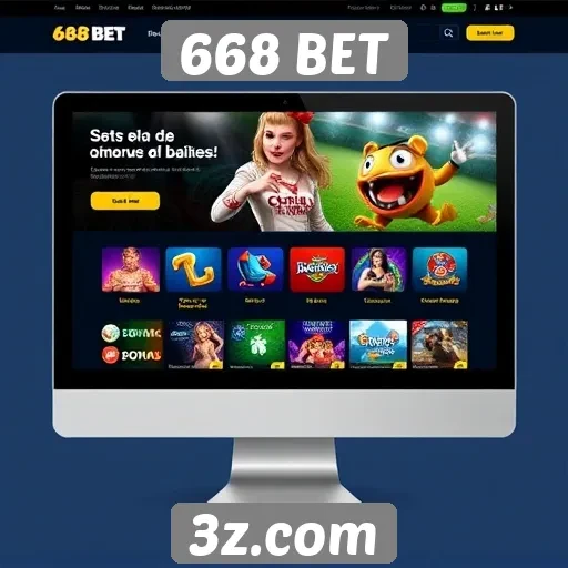 Revisão do design e usabilidade do site 668 BET